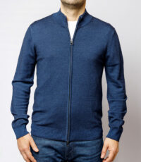 Pierre Cardin grote maat gebreid vest blauw