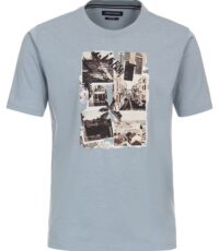 Casa Moda t-shirt grote maat blauw Florida Holidays design