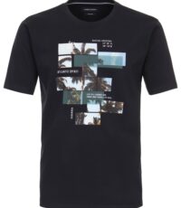 Casa Moda t-shirt grote maat donkerblauw Atlantic Spirit design