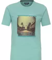 Casa Moda t-shirt grote maat lichtgroen Miami design