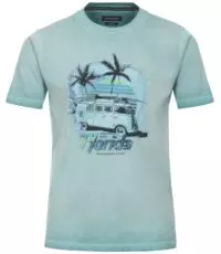 Casa Moda t-shirt grote maat turquoise Miami design