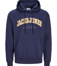 Jack & Jones hoodie sweater blauw Jack & Jones logo