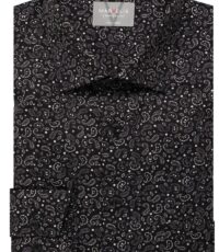 Marvelis overhemd zwart paisley