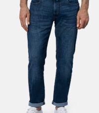 Pierre Cardin lengte maat stretch jeans dark blue light used Lyon