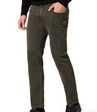 Pioneer lengte maat mega flex stretch jeans in donkergroen