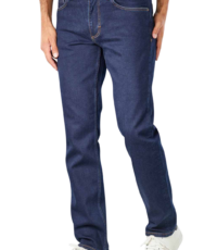 Mustang 5 pocket stretch jeans donkerblauw in model Washington