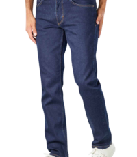 Mustang 5 pocket stretch jeans donkerblauw in model Washington