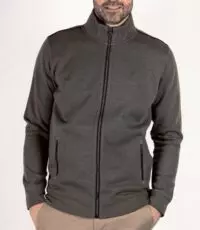 Pre End grote maat vest donkergrijs zijzakken met rits