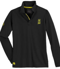 Redfield grote maat poloshirt lange mouw zwart 1972 RDF 3XL t/m 8XL