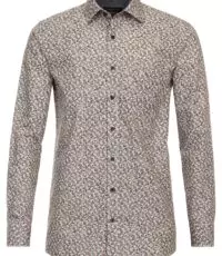 Casa Moda overhemd lange mouw blad design