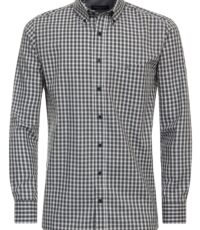 Casa Moda overhemd lange mouw groene ruit button down