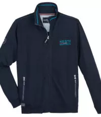 Redfield sweatvest met 2 zijzakken met rits in donkerblauw