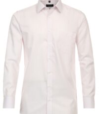 Redmond overhemd grote maat lange mouw roze lengte streepje strijkvrij 2XL 3XL 4XL 5XL 6XL