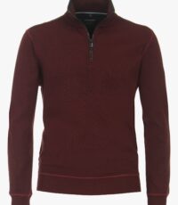Casa Moda grote maat sweater bordeauxrood