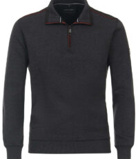 Casa Moda grote maat sweater donkergrijs