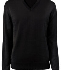 Maerz grote maat v- hals trui zwart