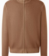 Maerz grote maat vest camel 100% wol
