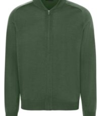 Maerz grote maat vest donkergroen 100% wol