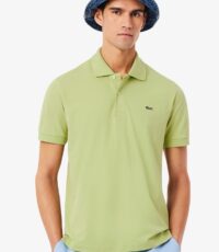 Grote maat Lacoste poloshirt korte mouw lichtgroen
