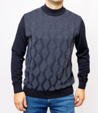 Pierre Cardin turtle hals trui blauw design