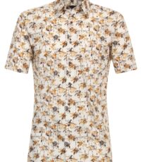 Casa Moda overhemd korte mouw palm design