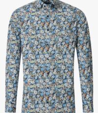 Casa Moda overhemd lange mouw bloem design