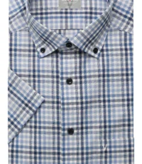 Marvelis grote maat overhemd blauw ruitje