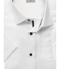 Marvelis grote maat overhemd korte mouw wit strijkvrij