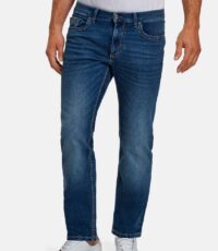 Pioneer grote maat stretch jeans donkerblauw light used Rando