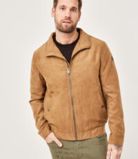 Redpoint grote maat jack camel suede optiek