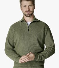 Casa Moda gebreide troyer in groen 4XL 5XL 6XL