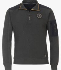 Casa Moda grote maat sweat troyer groen design