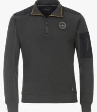 Casa Moda grote maat sweat troyer groen design