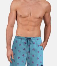 Ceceba grote maat zwemshorts turquoise kreeften design 4XL 5XL 6XL 7XL 8XL