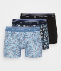 Jack & Jones 3 stuks stretch boxershort's print en uni 5XL 6XL 7XL 8XL