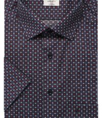 Marvelis grote maat overhemd korte mouw bordeaux