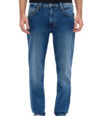 Mustang 5 pocket stretch jeans blauw light used Washington