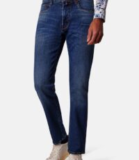 Pierre Cardin grote maat stretch jeans darkblue light used Lyon