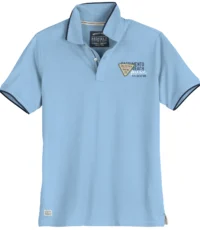 Redfield grote maat poloshirt korte mouw blauw California Surfing