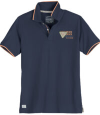 Redfield grote maat poloshirt korte mouw donkerblauw California Surfing