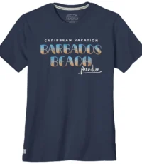 Redfield t-shirt grote maat ronde hals donkerblauw Barbados Beach 3XL t/m 10XL