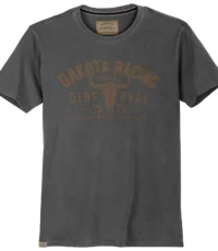 Redfield t-shirt grote maat ronde hals donkergrijs Dakota Racing 3XL t/m 8XL