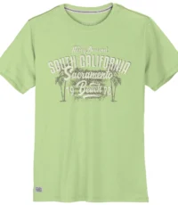 Redfield t-shirt grote maat ronde hals lichtgroen South California