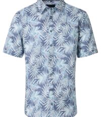 Casa Moda overhemd korte mouw blad design 2XL t/m 6XL