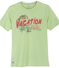Redfield grote maat t-shirt korte mouw en ronde hals lichtgroen Sun & Vacation