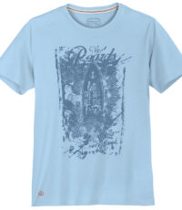 Redfield t-shirt grote maat ronde hals blauw Surf Board