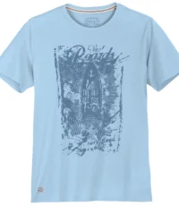 Redfield t-shirt grote maat ronde hals blauw Surf Board