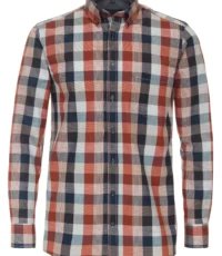 Casa Moda overhemd gekleurde ruit button down