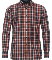 Casa Moda overhemd lange mouw gekleurde ruit