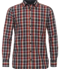 Casa Moda overhemd lange mouw gekleurde ruit